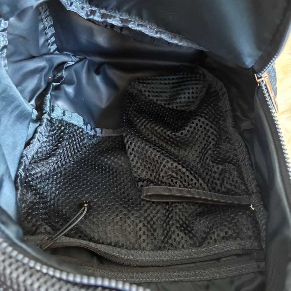 Lululemon Athletica Go Lightly Navy Blue Mesh Backpack Mini - Picture 13 of 13